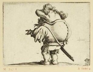 Der Zwerg mit dem Buckel, Blatt 10 aus: Varie figure gobbi