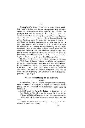 Die Durchführung der Schulklassen