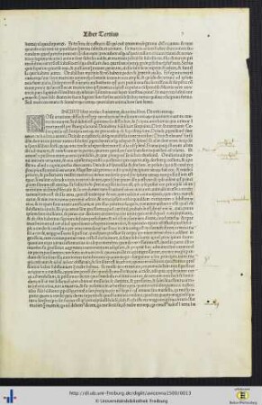 Incipit liber tertius...