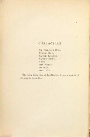 Theatricals : By Henry James, 1