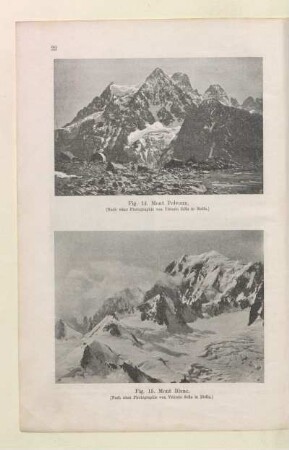 [Fig. 14.-15. Mont Pelvoux und Mont Blanc]