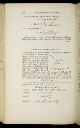 Radius of absolute curvature.