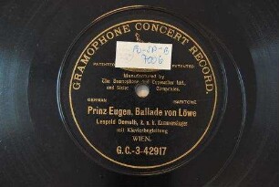 Prinz Eugen : Ballade / von Löwe