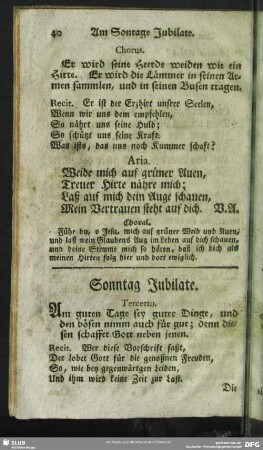 Sonntag Jubilate