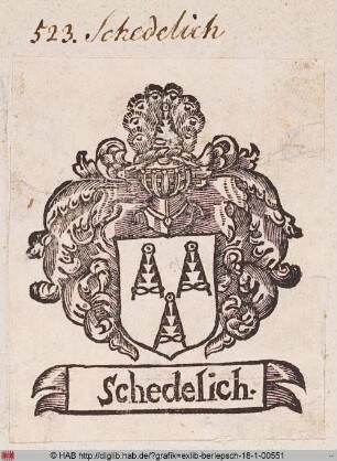 Wappen der Familie Schedelich