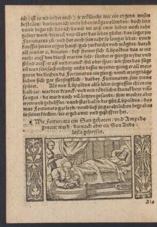 Wie Fortunato ein Son geboren/ und Ampedo genant ward ...
