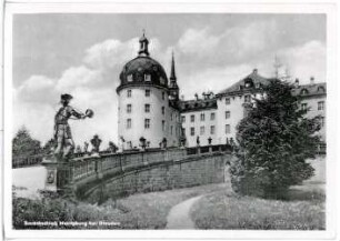 Moritzburg. Aufgang zum Schloss