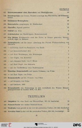 Textilien (Nr. 443-472)