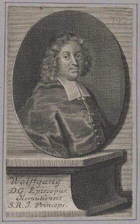 Bildnis des Wolffgang Episcopus Olmutiensis