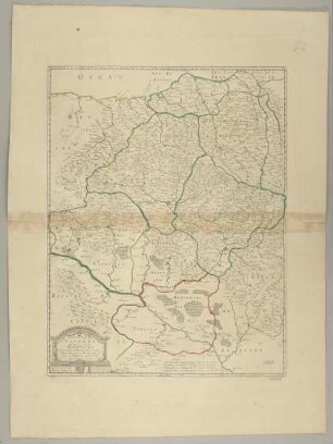 Royaume de Navarre : divisé en Six Merindades ; avec Privilege Pour vingt Ans