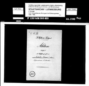 Der sechste Sinn. Schwank von Gustav von Moser und Robert Misch