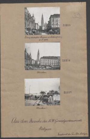 Einzug Deutscher Truppen in Antwerpen