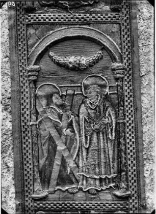 Kloster Lichtental Kaselstab Heiliger Andreas und Johannes (um 1520)