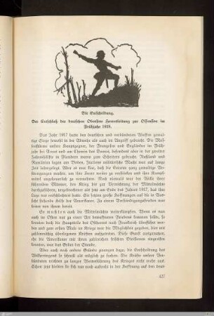 Der Entschluss der deutschen Obersten Heeresleitung zur Offensive im Frühjahr 1918