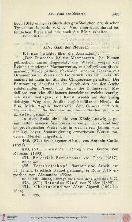 XIV. Saal der Neueren