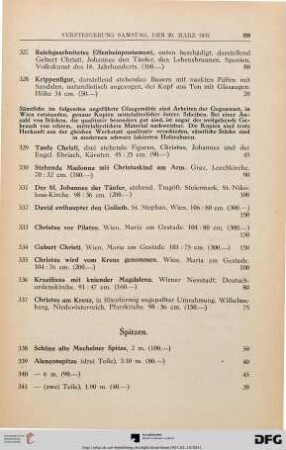 Spitzen (Nr. 338-380)