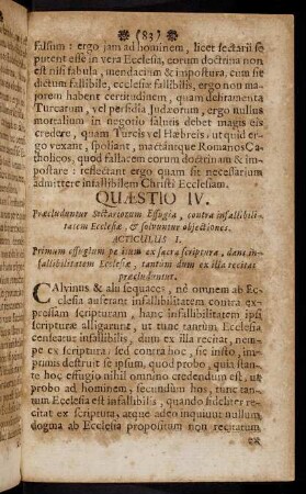 83-91, Quaestio IV.