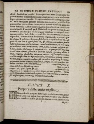 Caput X. Purpuræ differentias explicat.