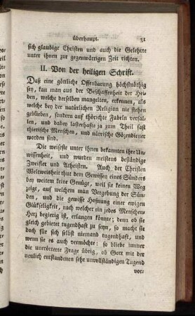 II. Von der heiligen Schrift.