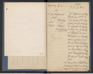 Verhandlungen wegen Huldigung des Königs Friedrich Wilhelm IV.