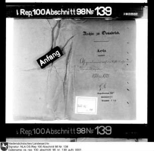 Assignationen auf die Stiftskasse und deren Ausgaben