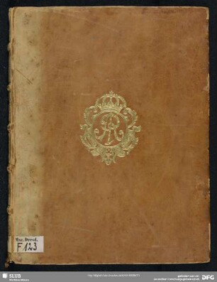 Trattato delle materie beneficiarie - Mscr.Dresd.F.123