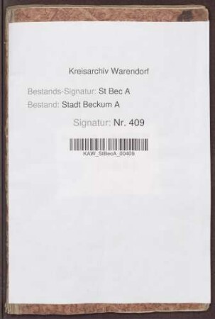 Städtische Einzelrechnungen