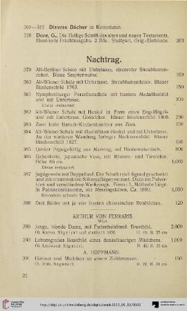 Nachtrag (Nr. 379-435)