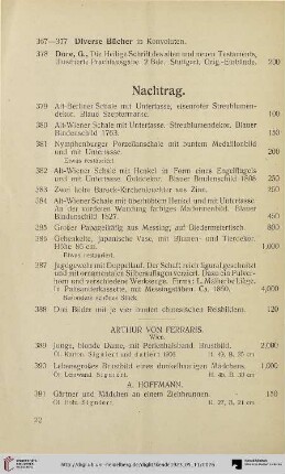Nachtrag (Nr. 379-435)