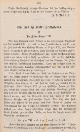 255-269 Rom und die Blüthe Deutschlands : Fortsetzung