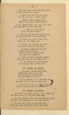 XI. Spruchdichtung.