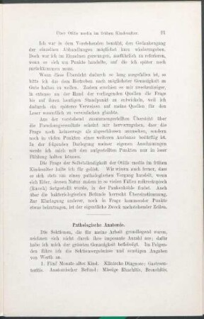 Pathologische Anatomie.