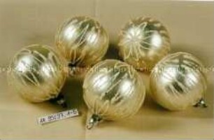 Historisches Weihnachtsornament - Kugeln