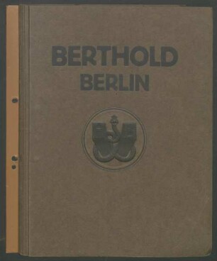 Auszug aus der Register-Probe der H. Berthold AG