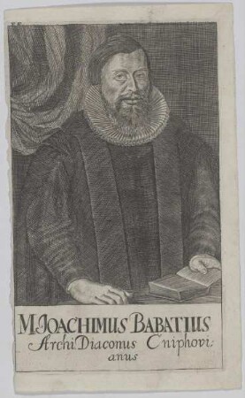 Bildnis des Joachimus Babatius
