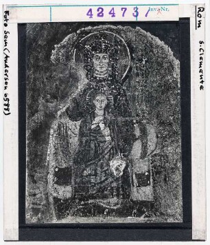 Rom: San Clemente, Thronende Madonna