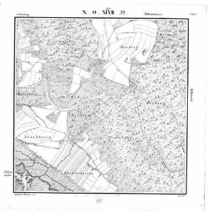 Kartenblatt NO XLVII 32 Stand 1831
