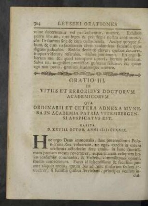 Oratio III.