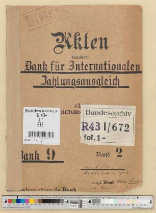Bank für Internationalen Zahlungsausgleich (B.I.Z.): Bd. 2