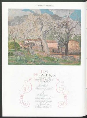 "La higuera", óleo