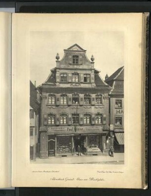 Schwäbisch Gmünd. Haus am Marktplatz