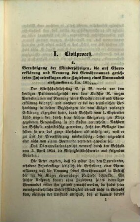 Entscheidungen des Großherzoglich Mecklenburgischen Oberappellationsgerichts zu Rostock, 1