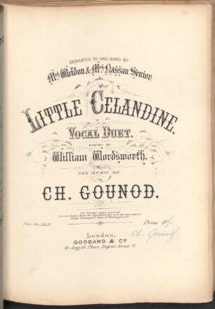 Little Celandine : vocal duet