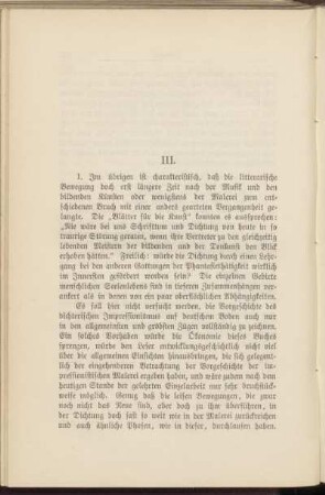 III. [Äußere Anfänge und Schicksale des dichterischen Impressionismus]