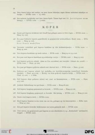 Koper (Nr. 257-276)