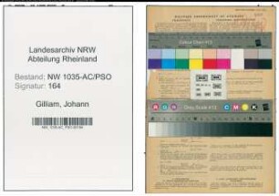 Entnazifizierung Johann Gilliam , geb. 06.09.1906 ()