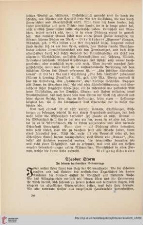30: Theodor Storm : zu seinem hundertsten Geburtstage