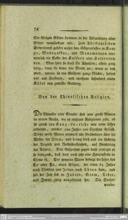 Von der Chinesischen Religion