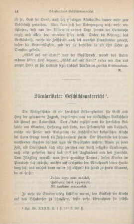 44-64 Säcularisirter Geschichtsunterricht
