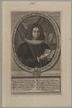Bildnis des Christian Krumbholtz